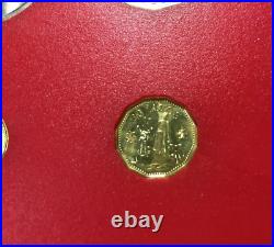 1999 Macau's Return to China Commemorative Coins Set W / Lot 6 Coins