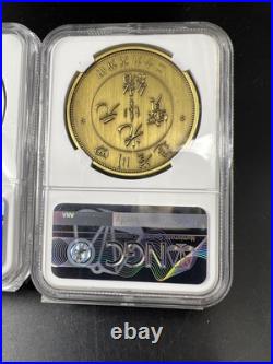 2 Coin Set 2018 Ferracute Chinese Dragon 1 oz Silver PF70 UCAM & Bronze MS70