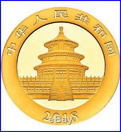 2 Goldmünzen China Panda 2018 Set 1 g und 3 g (Feingold 4 g)