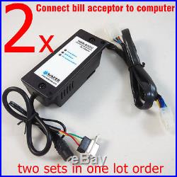 2 sets Free shipping MDB Adapter (MDB bill acceptor, coin validator to Computer)