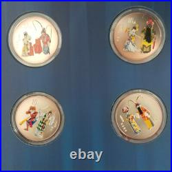2000 China Peking Opera Commemorate 10 Yuan 1 oz Silver 4 coin set Beijing COA