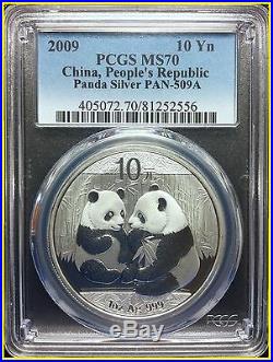 2001-2018 China 10y 18 Oz 999 Silver Panda 18 Coins Complete Set All Pcgs Ms 70