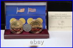 2001 Aloha Hawaii Coin of Collection 2 Coin Set 511 of 200000 Made in China 5VD7 2001 Aloha Hawaii Coin of Collection 2 Coin Set 511 of 200000 Made in China 5VD7