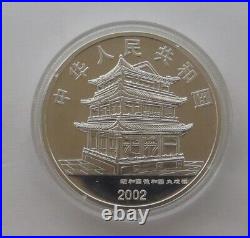 2002 China 10 YUAN Colored Art of Peking Opera Series 4th Issue Silver Coin Set
