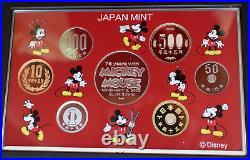2003 Japan Proof Coins Set 75th Mickey Mouse