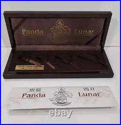 2005 China 4-Coin Gold/Silver Panda Lunar Prestige Proof Set Display Only