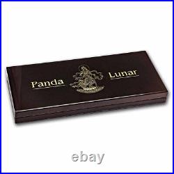 2005 China 4-Coin Gold/Silver Panda Lunar Prestige Proof Set SKU#59601