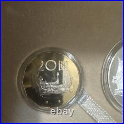 2005 Chinese Year of the Rooster Commemorative coin set (3 coins)