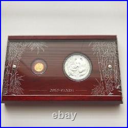 2005 Panda Coin Gold & Silver Coin set