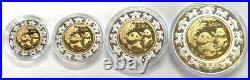 2006 Gold & Silver China Panda Lunar Prestige 4 Coin Set 1.85 Oz Gold Box & Coa 2006 Gold & Silver China Panda Lunar Prestige 4 Coin Set 1.85 Oz Gold Box & Coa