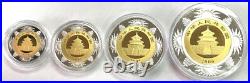 2006 Gold & Silver China Panda Lunar Prestige 4 Coin Set 1.85 Oz Gold Box & Coa 2006 Gold & Silver China Panda Lunar Prestige 4 Coin Set 1.85 Oz Gold Box & Coa