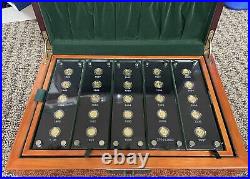 2007 25-Coin Proof Gold panda 15 Yuan 25th Anniversary Commemorative Set