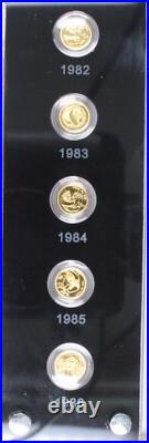 2007 25-Coin Proof Gold panda 15 Yuan 25th Anniversary Commemorative Set 2007 25-Coin Proof Gold panda 15 Yuan 25th Anniversary Commemorative Set