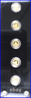 2007 25-Coin Proof Gold panda 15 Yuan 25th Anniversary Commemorative Set
