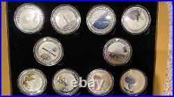 2007 Chinas Space Exploration, medal set with box and COA