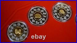 2007 Chinese astrology 92.5 silver Coin Set CM-704