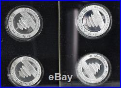 2007 Silver 1/4 oz. 999 Panda 25 Coin Set AS IS