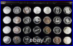 2008 Beijing China Chinese Olympics Set of 30 Silver Commemorative Coin