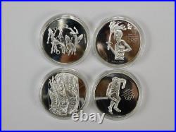 2008 Beijing China Chinese Olympics Set of 30 Silver Commemorative Coin