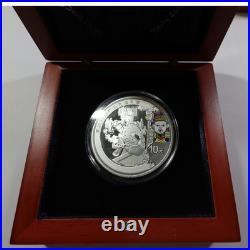 2008 Beijing Olympics 1 oz Silver Proof Colorized 4 Coin 10 Yuan Set #70081Q