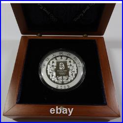 2008 Beijing Olympics 1 oz Silver Proof Colorized 4 Coin 10 Yuan Set #70083Q