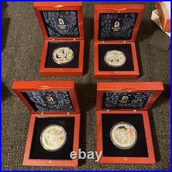 2008 Beijing Olympics 4-Coin Silver Proof Set SERIES 3 ORIGINAL COIN SET