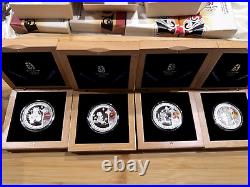 2008 China Beijing Olympic Series 1oz Silver Proof Four Coin Set