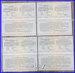 2008 China Beijing Olympics 10 Yuan 1oz. 999 Silver Colorized Proof 4 Coin Set