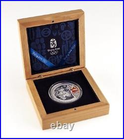 2008 China Beijing Olympics Silver Commemorative 4 Coin Set with Box/CoAs Series I