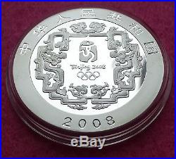 2008 China Beijing Olympics Silver Proof 4 Coin 10 Yuan Set Series III