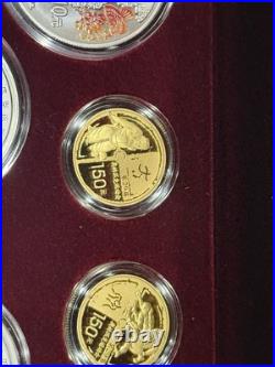 2008 China Gold & Silver Coin Olympic Set In Original Box XXIX Beijing