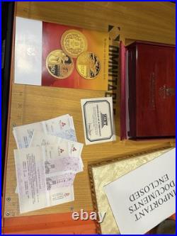 2008 China Gold & Silver Coin Olympic Set In Original Box XXIX Beijing