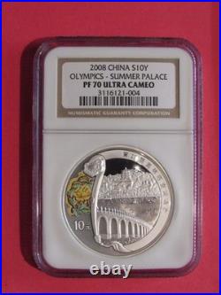 2008 China Olympics 4 Coin Set! All Pf70 Ultra Cameo! See List