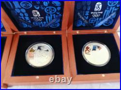 2008 beijing olympic SILVER COINS SET IF FOUR