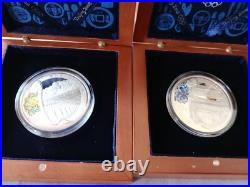 2008 beijing olympic SILVER COINS SET IF FOUR