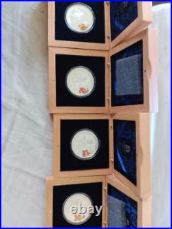 2008 beijing olympic SILVER COINS SET IF FOUR