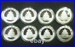 2009 2010 2011 2012 2013 2014 2015 2016 Chinese 1oz Silver Panda coin set 2009 2010 2011 2012 2013 2014 2015 2016 Chinese 1oz Silver Panda coin set