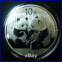 2009 2010 2011 2012 China Silver Panda coin (Set of Four) 1 oz. 999 Fine Chinese