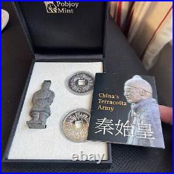 2009 Isle Of Man, China's Terracotta Army- Silver Coin Set