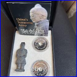 2009 Isle Of Man, China's Terracotta Army- Silver Coin Set