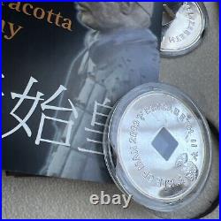 2009 Isle Of Man, China's Terracotta Army- Silver Coin Set