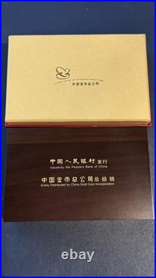 2009 PANDA 1/10oz GOLD AND 1oz SILVER CHINESE Coin Set with COA and Box 2009 PANDA 1/10oz GOLD AND 1oz SILVER CHINESE Coin Set with COA and Box