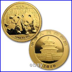 2010 China 6-Coin Gold Panda & Lunar Premium Tiger Set BU