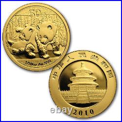 2010 China 6-Coin Gold Panda & Lunar Premium Tiger Set BU