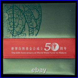 2011 China 10 Yuan 50th Anniversary WWF 3 Piece Set 1oz Silver Each Coin DC-1990