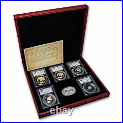 2011 China 5-Coin Gold Panda Prestige Set Gem BU PCGS (FS)