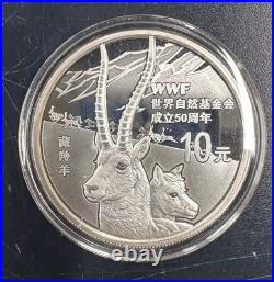 2011 China 50th Anniversary 3 Silver Coin Set COA