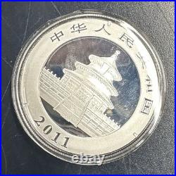 2011 China 50th Anniversary 3 Silver Coin Set COA