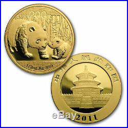 2011 China 6-Coin Gold Panda & Lunar Premium Rabbit Set BU SKU#104569