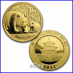 2011 China 6-Coin Gold Panda & Lunar Premium Rabbit Set BU SKU#104569